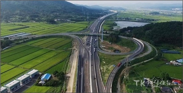 경부고속도로 언양-영천 (건천나들목)  사진=경북도