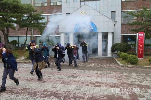 화재대피. 사진=안동소방서