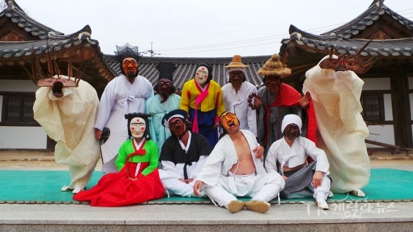 하회별신굿탈놀이. 사진=안동시
