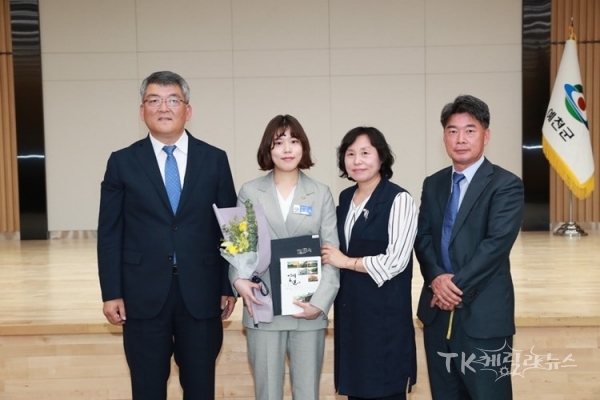 신규공직자 임용장수여. 사진=예천군