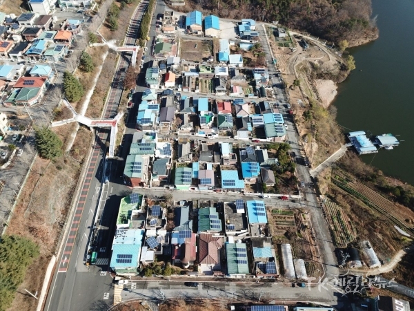 지난해 사업완료한 임동면 중평단지. 사진=안동시