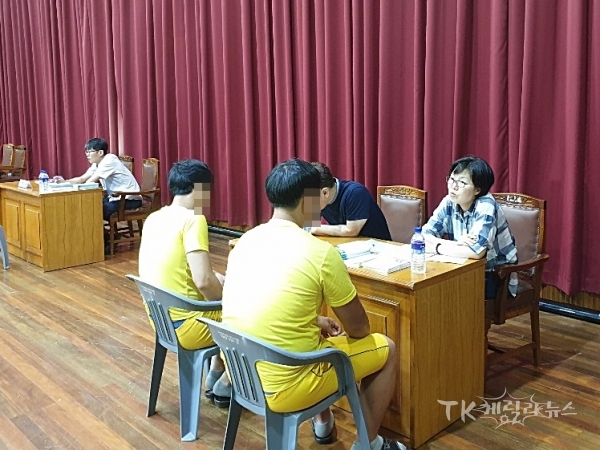 대구병무청직원들이 분야별로 상담을 진행하고 있다.  사진=대구경북병무청
