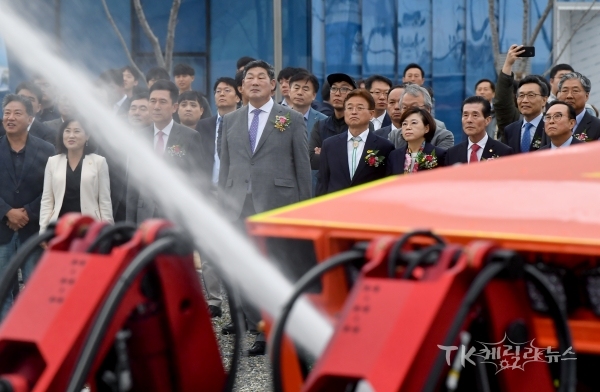 로봇시연. 사진=경북도