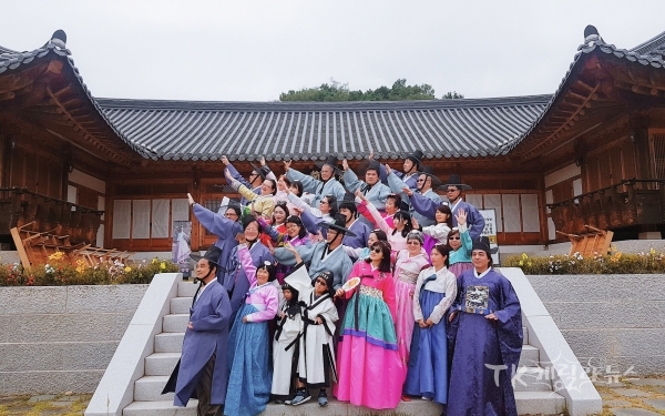 외국인 단체관광객.  사진=안동시