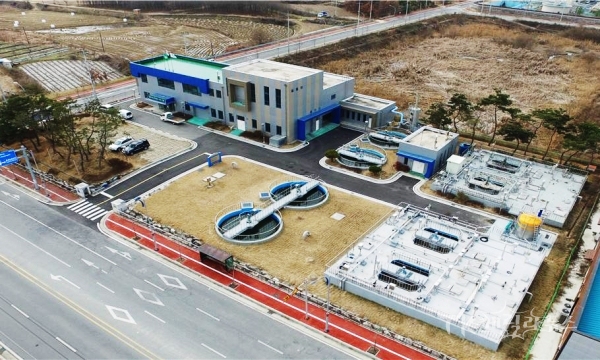 경북바이오일반산업단지 폐수종말처리장 전경