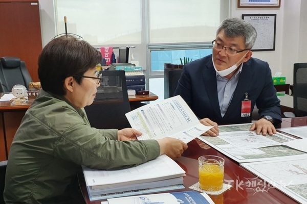 임이자 국회의원실 방문. 사진=예천군