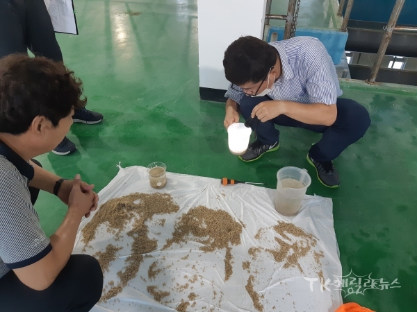 수자원공사 긴급점검. 사진=군위군