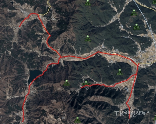 경주 내남면 안심 · 상신 · 박달 · 비지리 일원 상수도 확장공사 추진