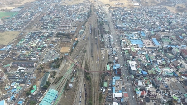 오는 12월 폐역을 앞둔 경주역과 역광장 전경. 사진=경주시