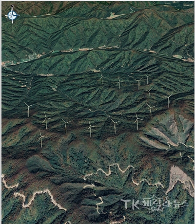 오미산풍력단지 조감도. 사진=경북도