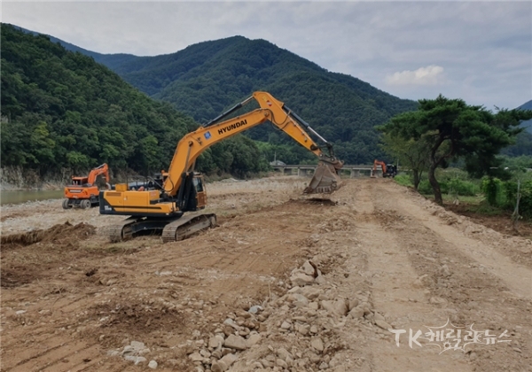피해복구. 사진=경북도