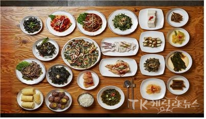 울릉 산마을식당(산채정식). 사진=경북도