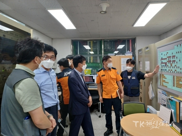 이마트 소방시설 점검. 사진=안동소방서