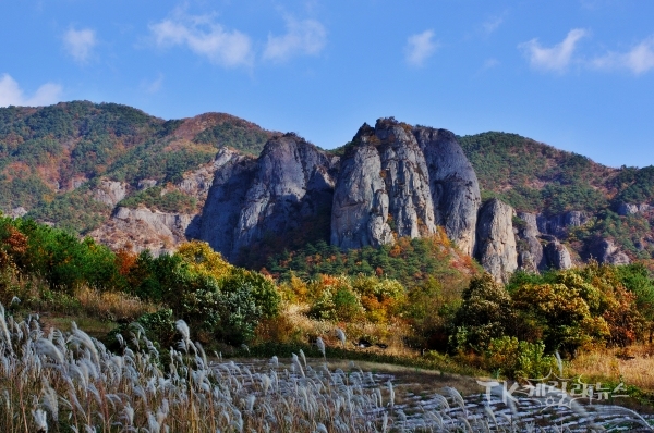 청송지질공원 기암. 사진=경북도