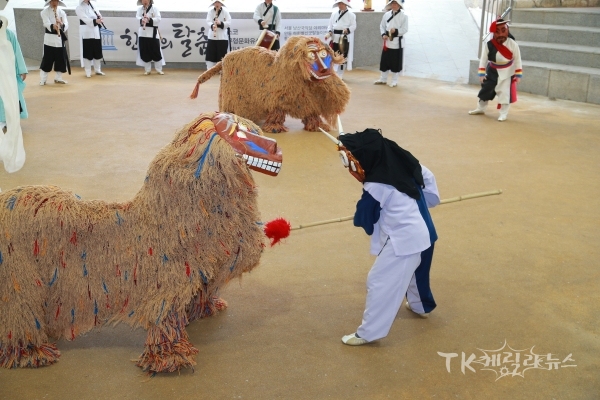 속초사자놀이. 사진=안동시