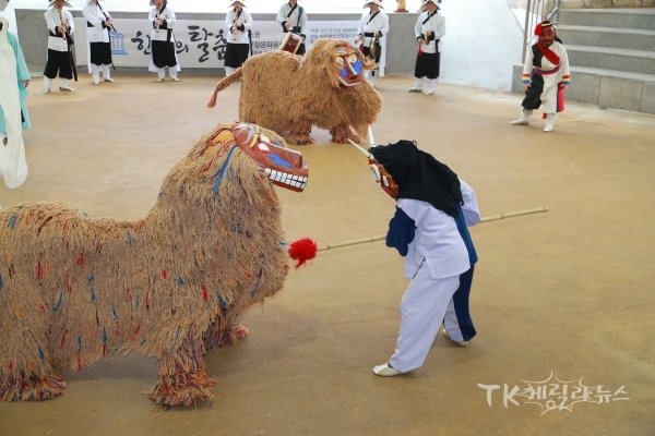 속초사자놀이.  사진=안동시