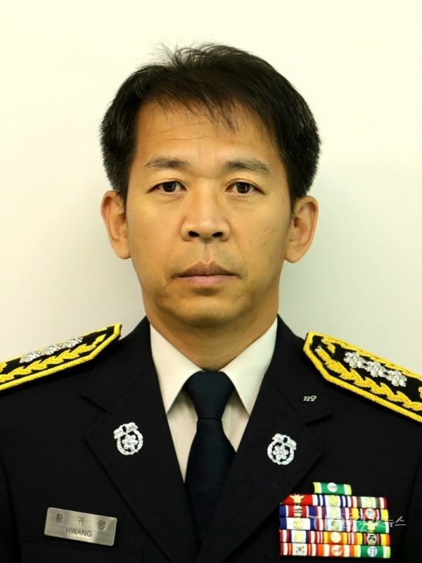 황귀영(소방령). 사진=청송소방서