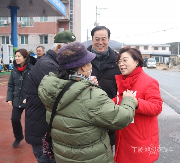 기계시장 방문. 사진=김정재 의원실