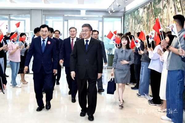 중국 츠저우시 대표단 경주 방문. 사진=경주시