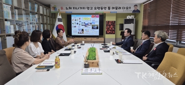 남경엔지니어링 방문. 사진=경북도