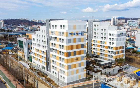 강변늘푸른타운 공공실버주택 전경. 사진=안동시
