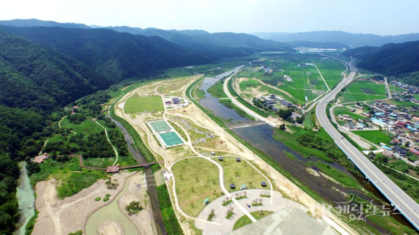 금소생태공원 전경. 사진=안동시